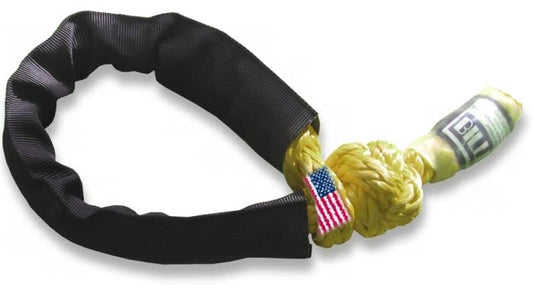 U.S. Made Safe-T-Line XD Soft Shackles 36,000 lb MBS Safety Yellow (Single) (4X4 Vehicle Recovery)