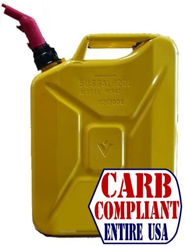 CLASSIC 5 Gallon Steel Jerry can (DIESEL) - NATO Dimensions - DOT, CARB and EPA approved for all 50 states