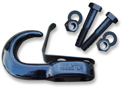 BILLET4X4 HD Tow Hooks (Black) - Pair (Off-Road Recovery)