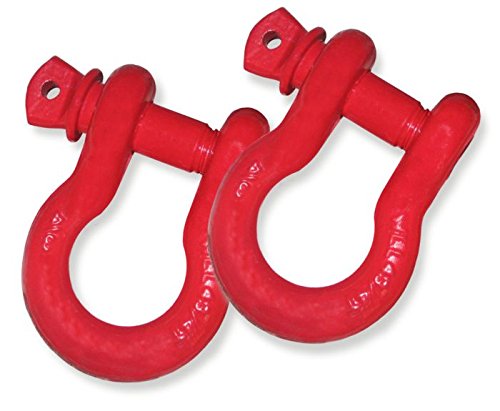 BILLET4X4 4-3/4 TON Powdercoated D-Shackles for 4X4 Off-Road Vehicle Recovery
