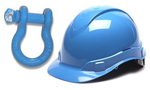 3/4 inch D-Shackle 4-3/4 TON – Hard HAT Safety Blue Powdercoated (Single) (4X4 Recovery)
