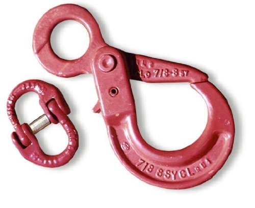 BILLET4X4 Heavy-Duty Application - SELF-Locking Winch Hook - RED – (Off-Road Recovery)