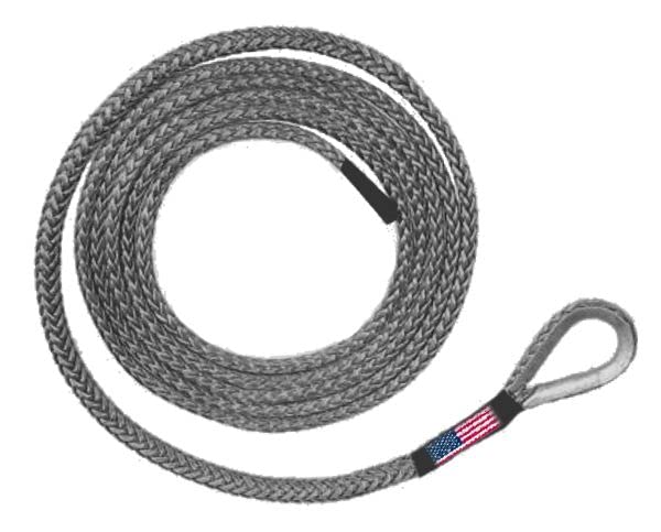BILLET4X4 U.S. Made AMSTEEL Blue Winch Rope (4X4 Off-Road Vehicle Recovery)