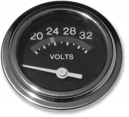 24 Volt DC Voltmeter - 20-32 Volts (4X4 Vehicles)
