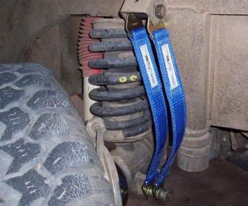 BILLET4X4 U.S. Made XD Suspension LIMITING Strap – Two-PLY (2 inch X 18 inch) - Sold in Pairs (4X4 Vehicles)