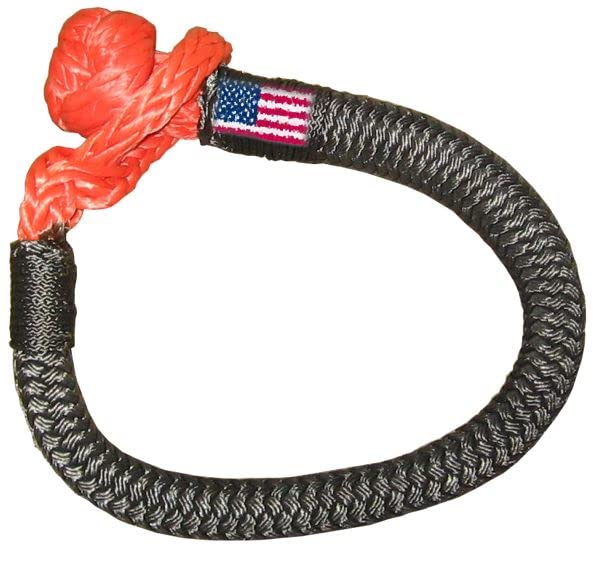 U.S. Made Safe-T-Line MEGA-Duty Soft Shackles 3/8 INCH - 47,000 lbs MBS (Single) (4X4 Vehicle Recovery)