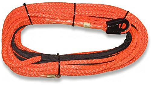 U.S. Made Synthetic Winchrope Kit - 3/8 inch x 100 feet with Hawse Fairlead (4X4 Off-Road Vehicle Recovery)