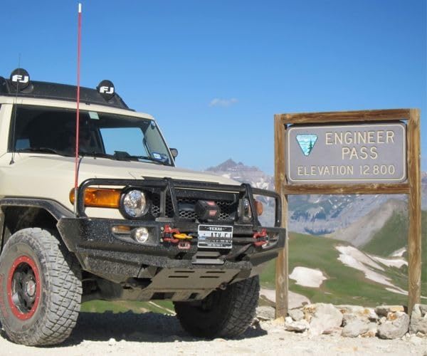 U.S. Made Aluminum Hawse Fairlead SP (with Dropped mounting Holes for Horizontal Winch mountings Such as ARB Bumpers) (4X4 Vehicle Recovery)