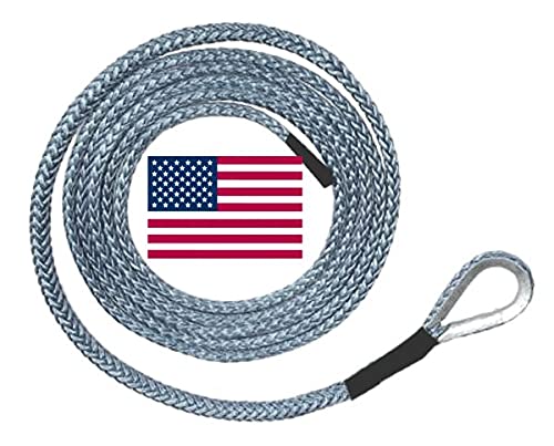 BILLET4X4 U.S. Made AMSTEEL Blue Winch Rope (4X4 Off-Road Vehicle Recovery)