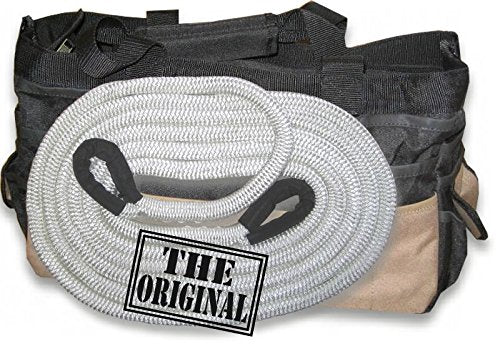 BILLET4X4 The Original Aussie Snatch Rope - 1 inch X 30 ft with Heavy-Duty Carry Bag (4X4 Vehicle Recovery)
