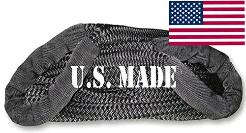 BILLET4X4 (4X4 Recovery) U.S. Made Kinetic Snatch Rope - Military-Grade - 1 inch X 30 ft