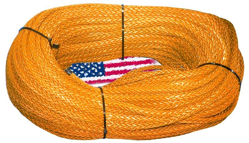 Safety Orange U.S. Made Synthetic Winchrope by-The-Foot (4X4 Vehicle Recovery)