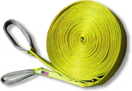 BILLET4X4 U.S. Made XD Snatch Strap 31,000 lb MBS (4 inch X 30 ft) (Off-Road Recovery)