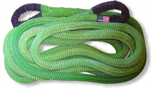 BILLET4X4 U.S. 4X4 Vehicle Recovery Kinetic Rope - Gecko Green