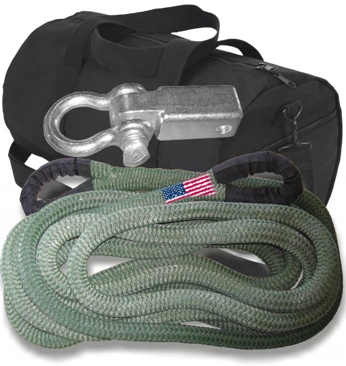 BILLET4X4 U.S. Made PolyGuard Kinetic Snatch Rope (4X4 Vehicle Recovery)