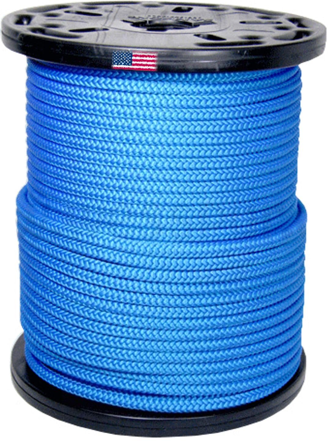 U.S. Made AMSTEEL Blue Winchrope by-The-Foot (4X4 Vehicle Recovery)