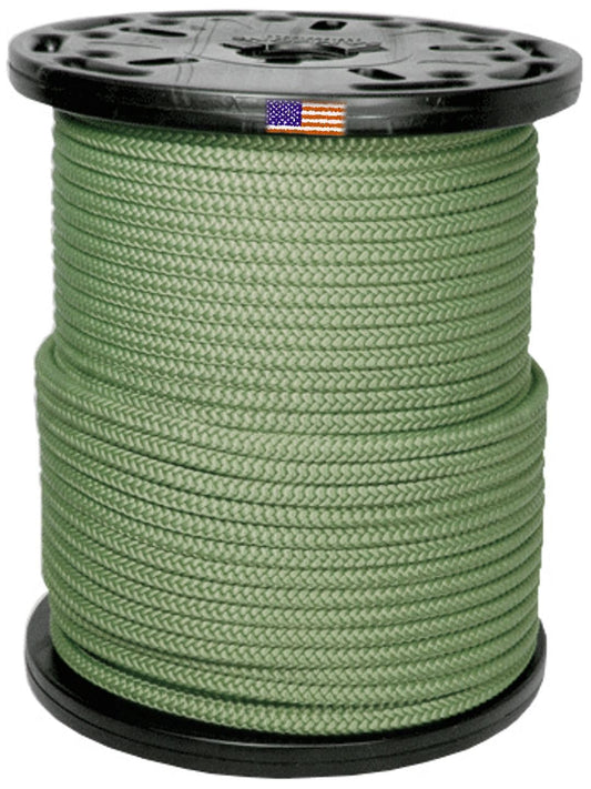 OD Military Green U.S. Made Synthetic Winchrope by-The-Foot (4X4 Vehicle Recovery)