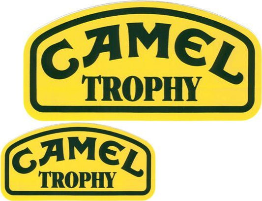 Camel Trophy DECAL Set (ORIGINAL) – 7-1/2" x 4" & 11 inch X 6 inch